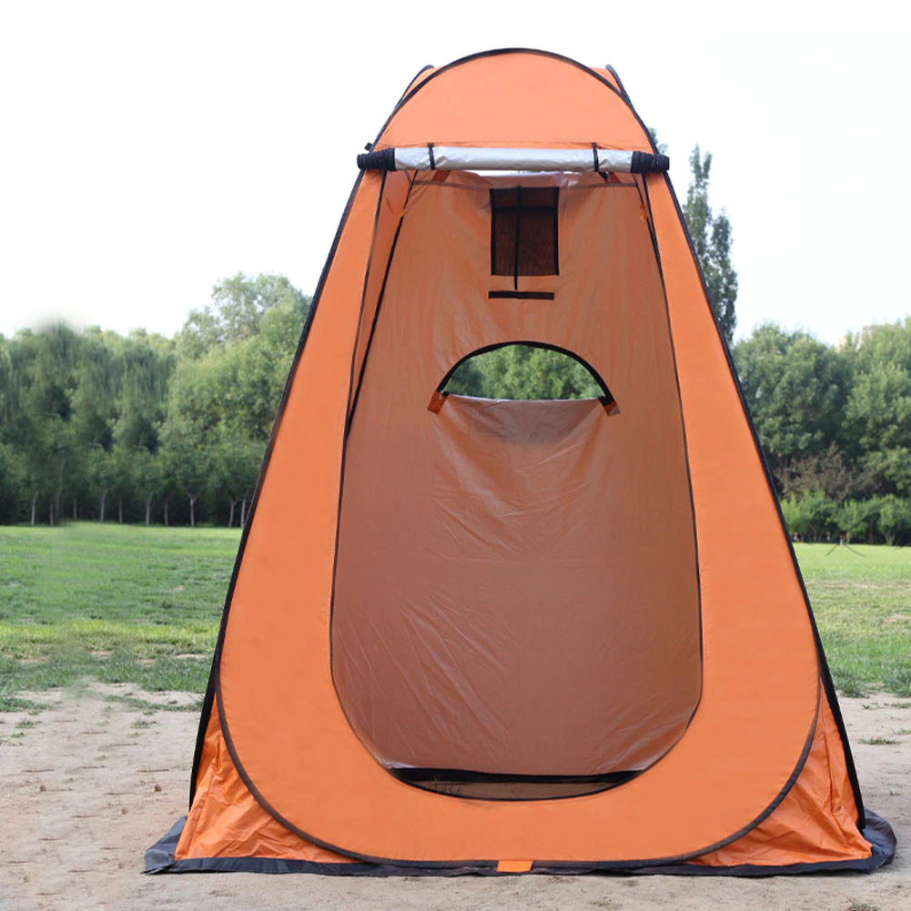 Cheap Goat Tents Pop Up Pod Privacy Nature Tent Changing Room Outdoor Awnings Portable Tarp Shower Camp Toilet Rain Shelter For Camping Accessory   